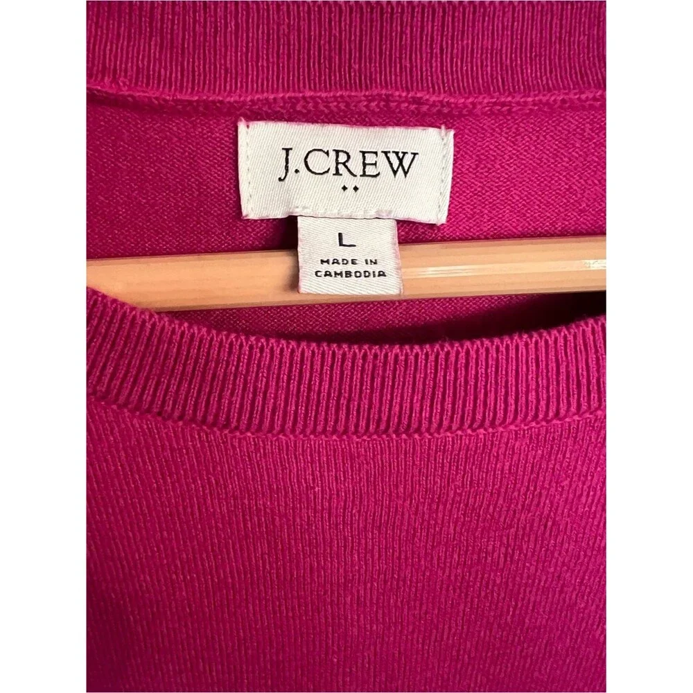 J. Crew Sleeveless Sweater Tank Soft Knit L